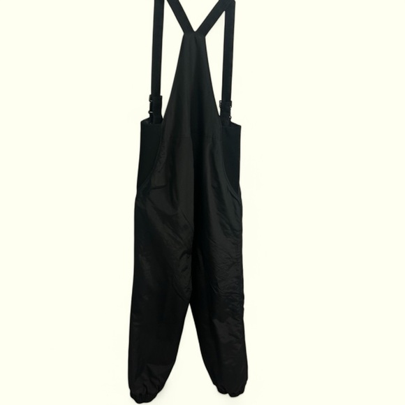 Obermeyer black full length "Ober bibs" nylon lined overalls size 18 ladies plus - Picture 11 of 11